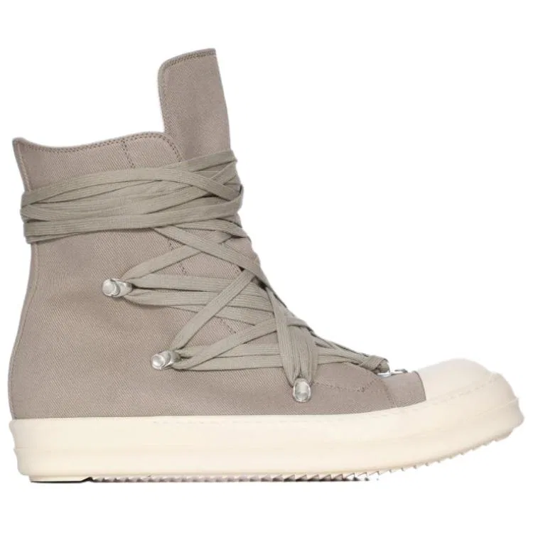 Кеды высокие Rick Owens DRKSHDW серые — фото 3