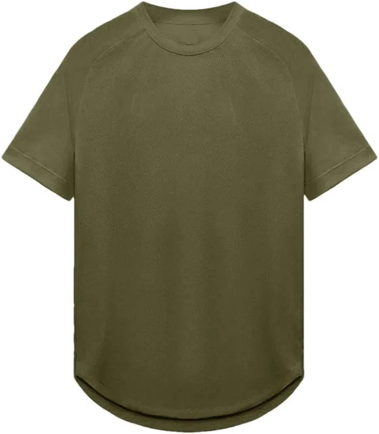 Футболка с коротким рукавом, быстросохнущая, мужская, Army Green