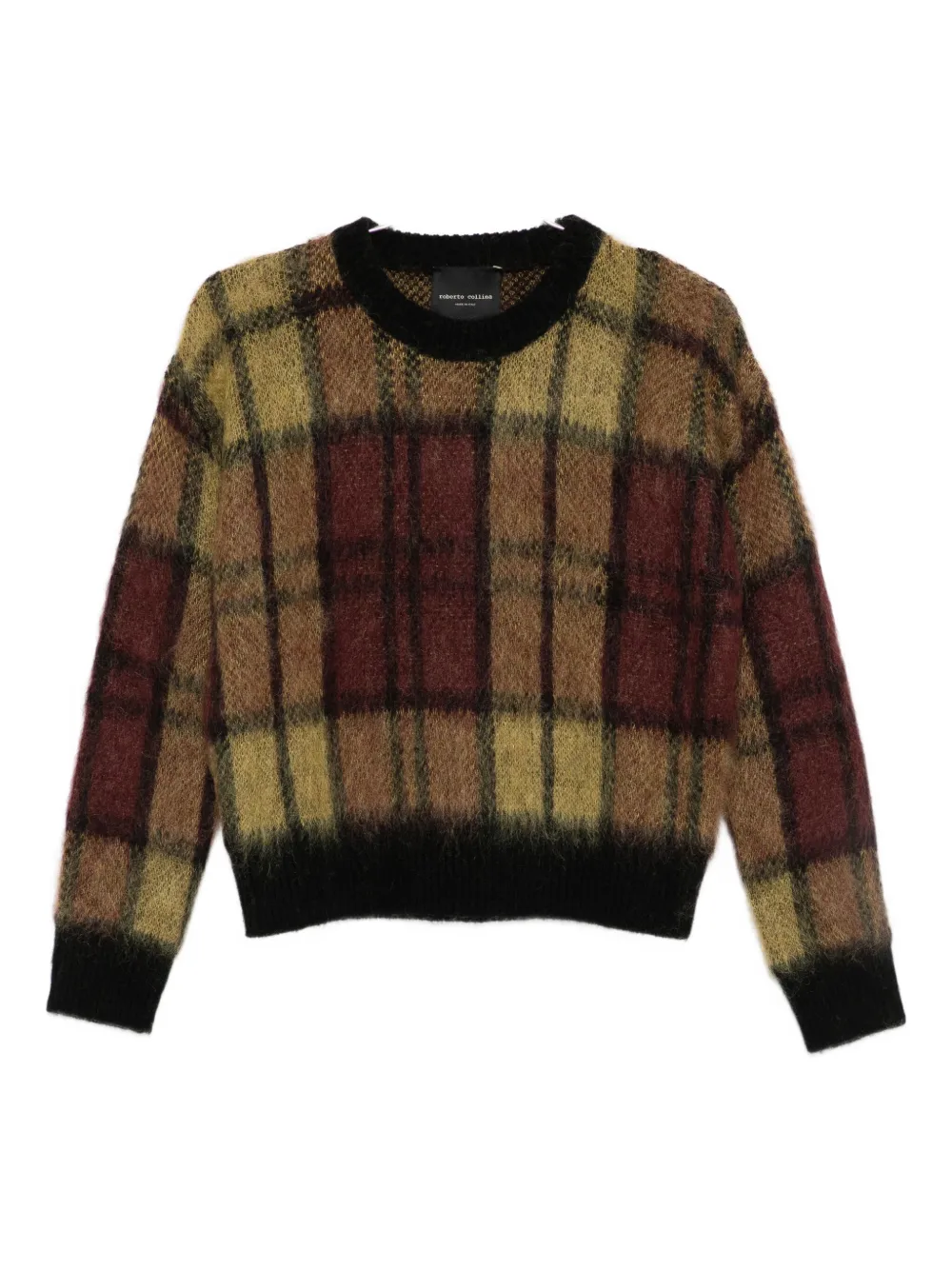 

Клетчатый свитер Roberto Collina, мультиколор