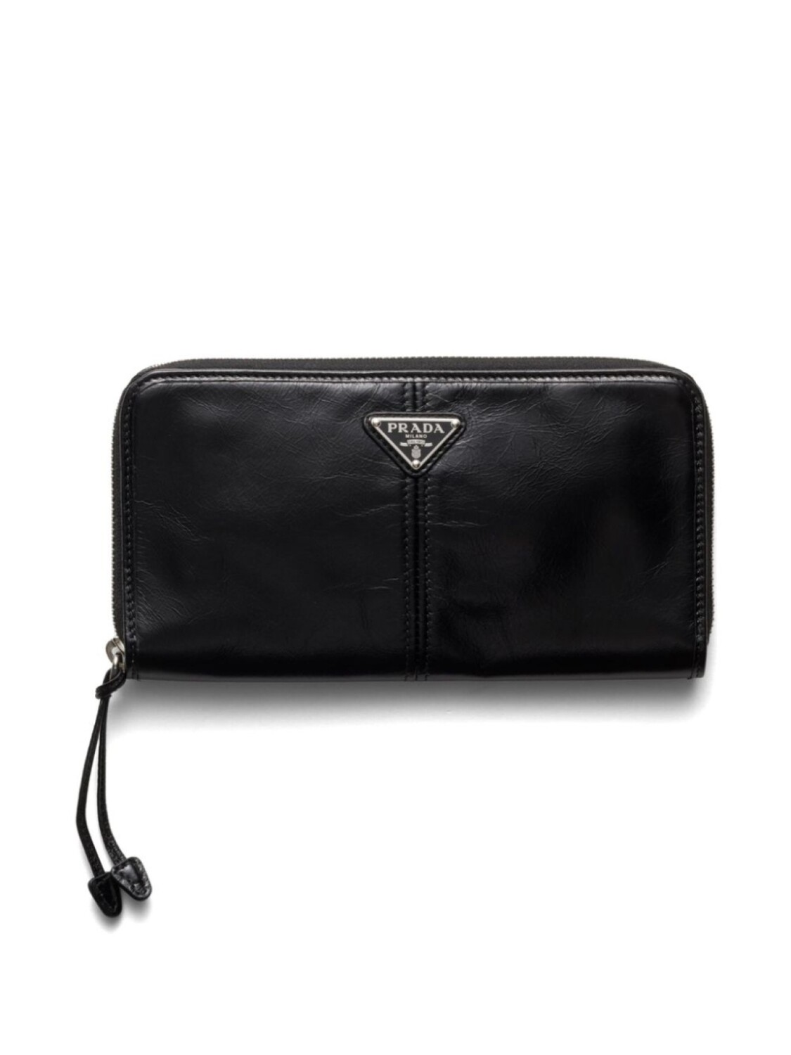 

Кожаный кошелек Prada, черный