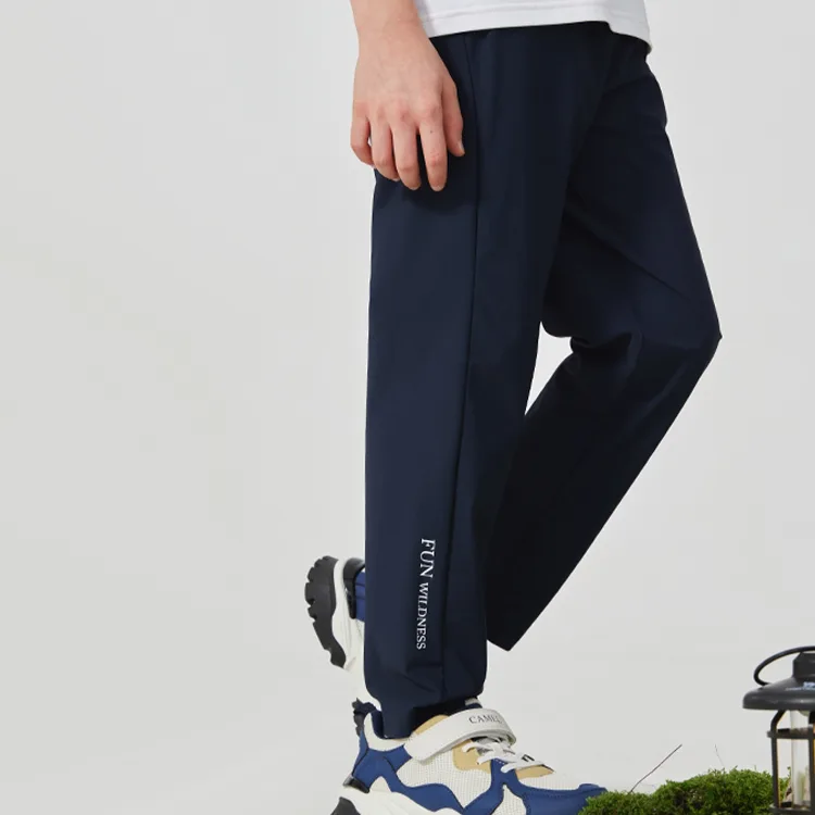 Детские вязаные спортивные штаны SS25 CAMEL, Ink Blue — фото 3