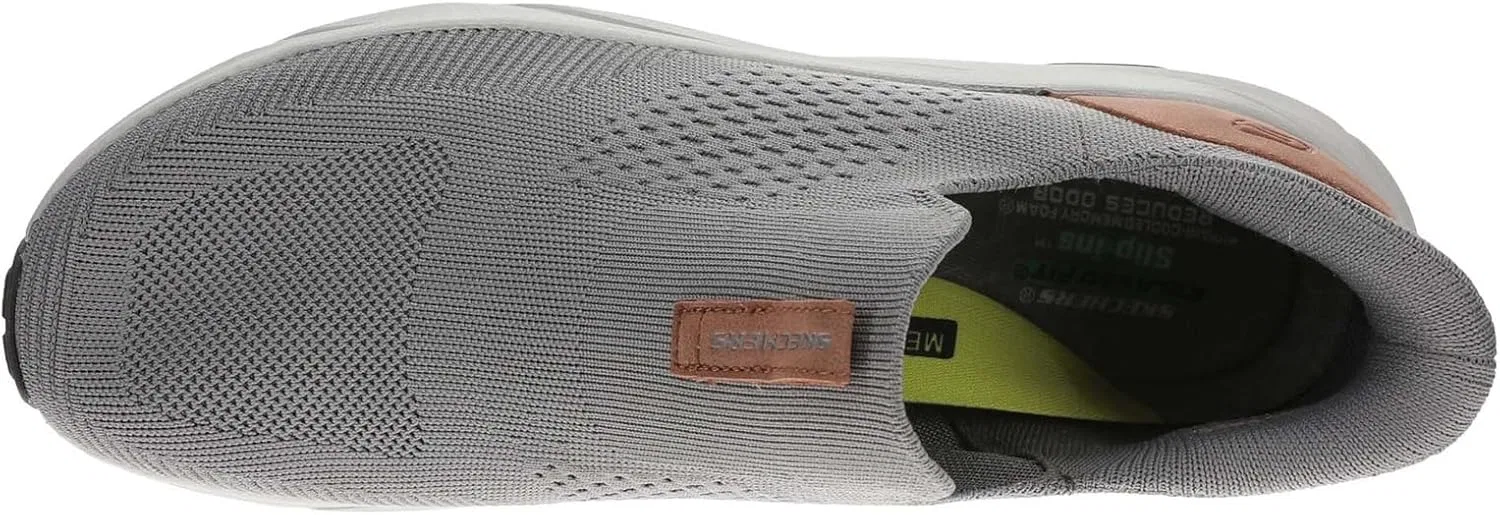 Мужские кроссовки Skechers Conner-Milton Pull On, Gray — фото 2