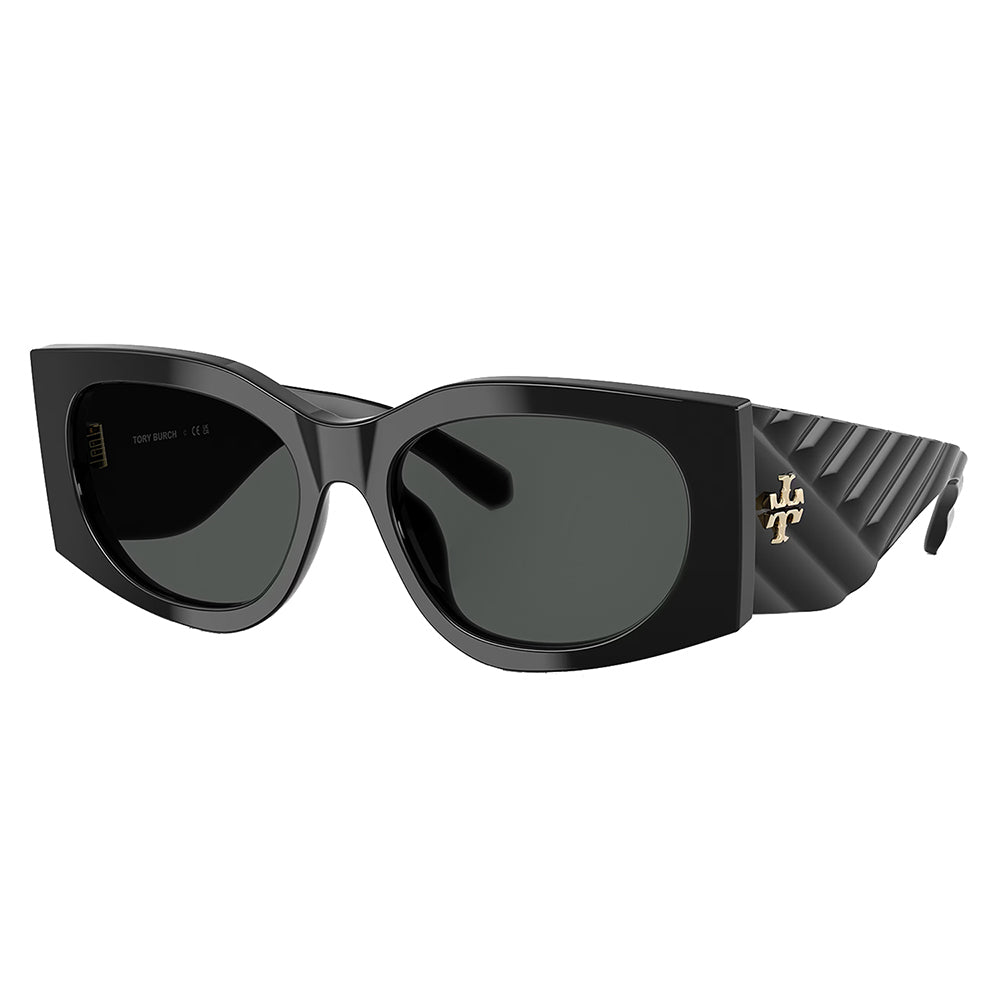 

Женские прямоугольные солнцезащитные очки Tory Burch TY 7221U 170987, 56 мм Tory Burch, черный