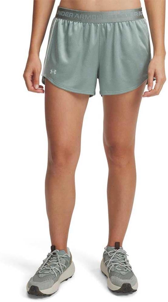 

Женские шорты Under Armour Tech Play Up, (348) Silica Green/Hydro Green