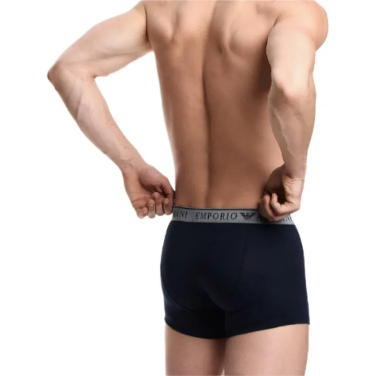 Трусы мужские 2 Pack EMPORIO ARMANI, 2 pack (синий+pine зеленый) — фото 3