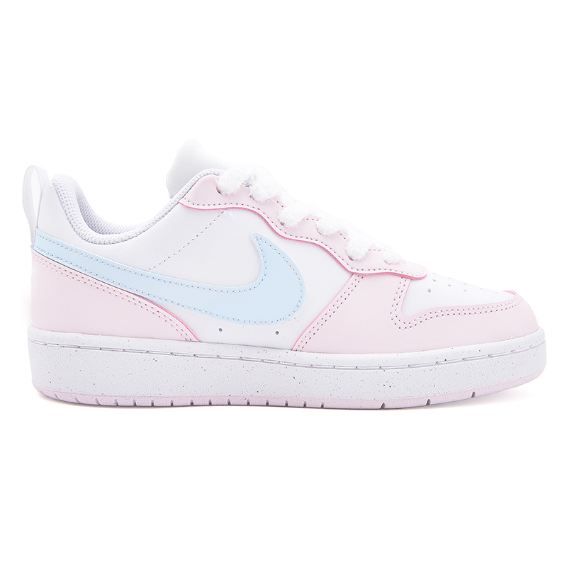 Низкие детские кроссовки для скейтбординга Court Borough Sweetheart Paws для подростков Nike, розовый/синий — фото 2