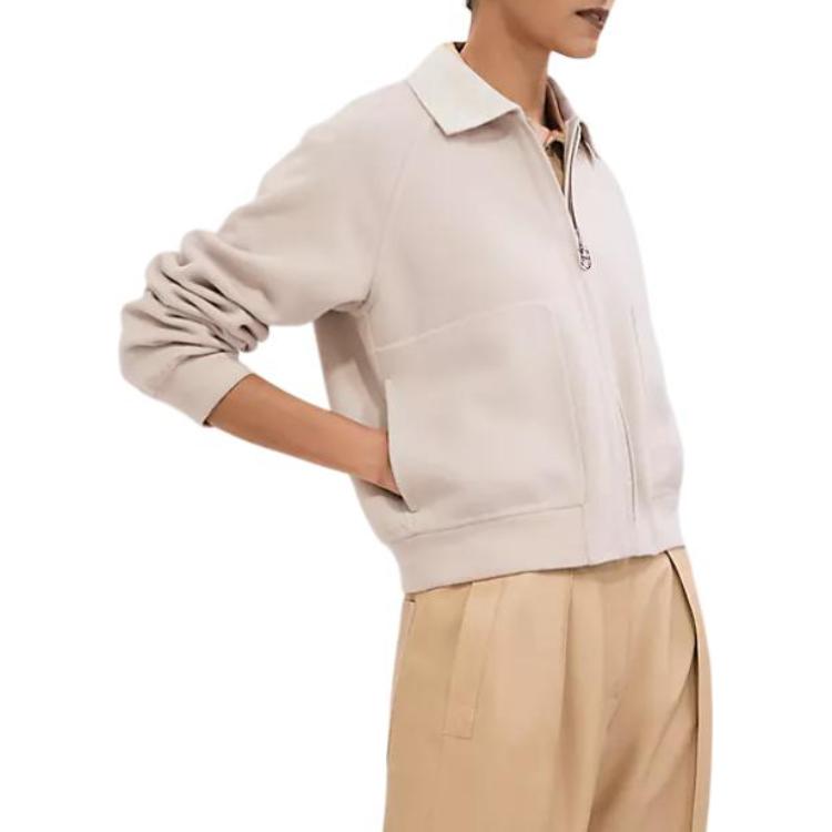 

HERMES Куртка женская экрю, Ecru