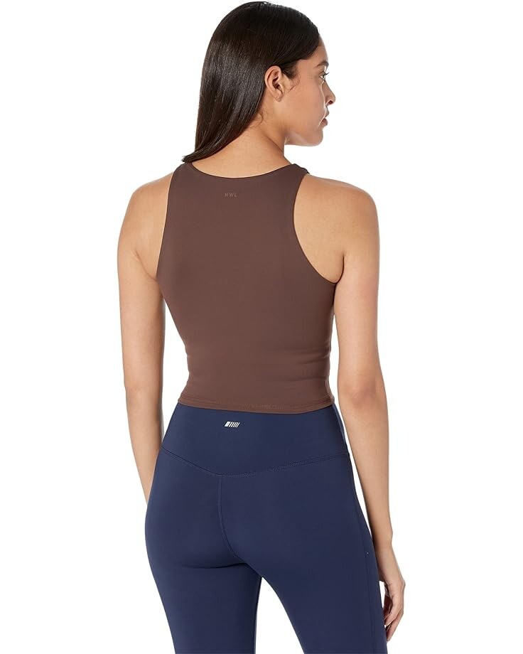 

Топ Madewell MWL Form Racerback Crop Top, цвет Hot Cocoa