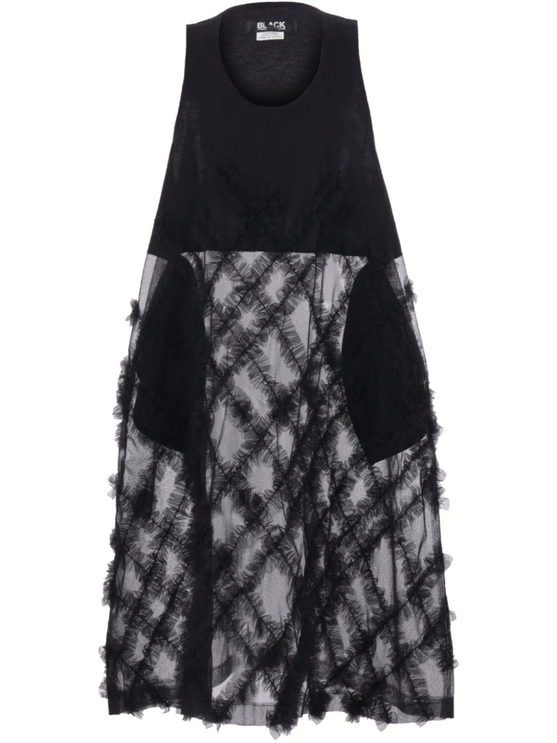 

Черная майка из тюля Comme Des Garçons Black Comme Des Garçons, черный