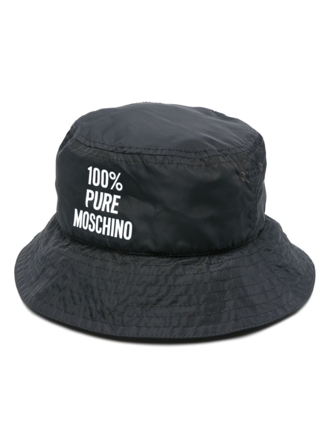 

Moschino панама с логотипом, черный