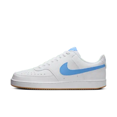 

Кроссовки Nike Court Vision Low, цвет White/Gum Yellow/University Blue
