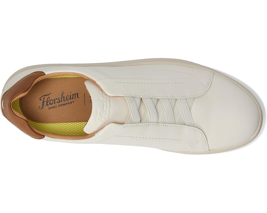 Кроссовки Florsheim Monopoli Elastic Lace To Toe Sneakers, кремовый — фото 2
