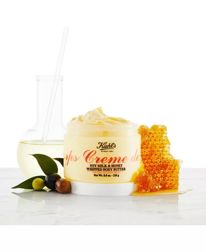 Creme de Corps взбитое масло для тела с соевым молоком и медом, 8 унций Kiehl'S Since 1851 — фото 3