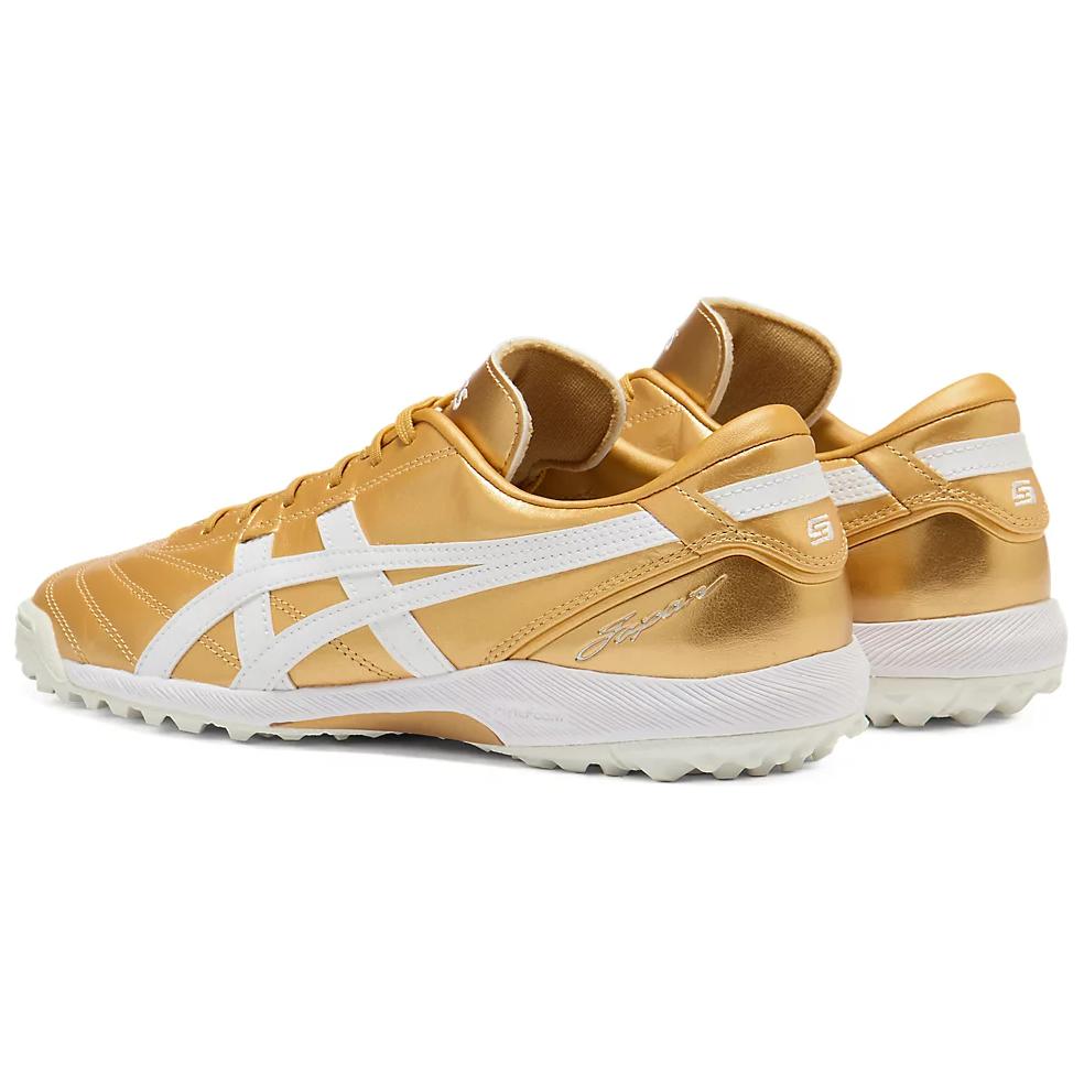 C3 TF Бутсы для футбола на искусственном покрытии Unisex Gold Asics, Pure Gold/White — фото 4