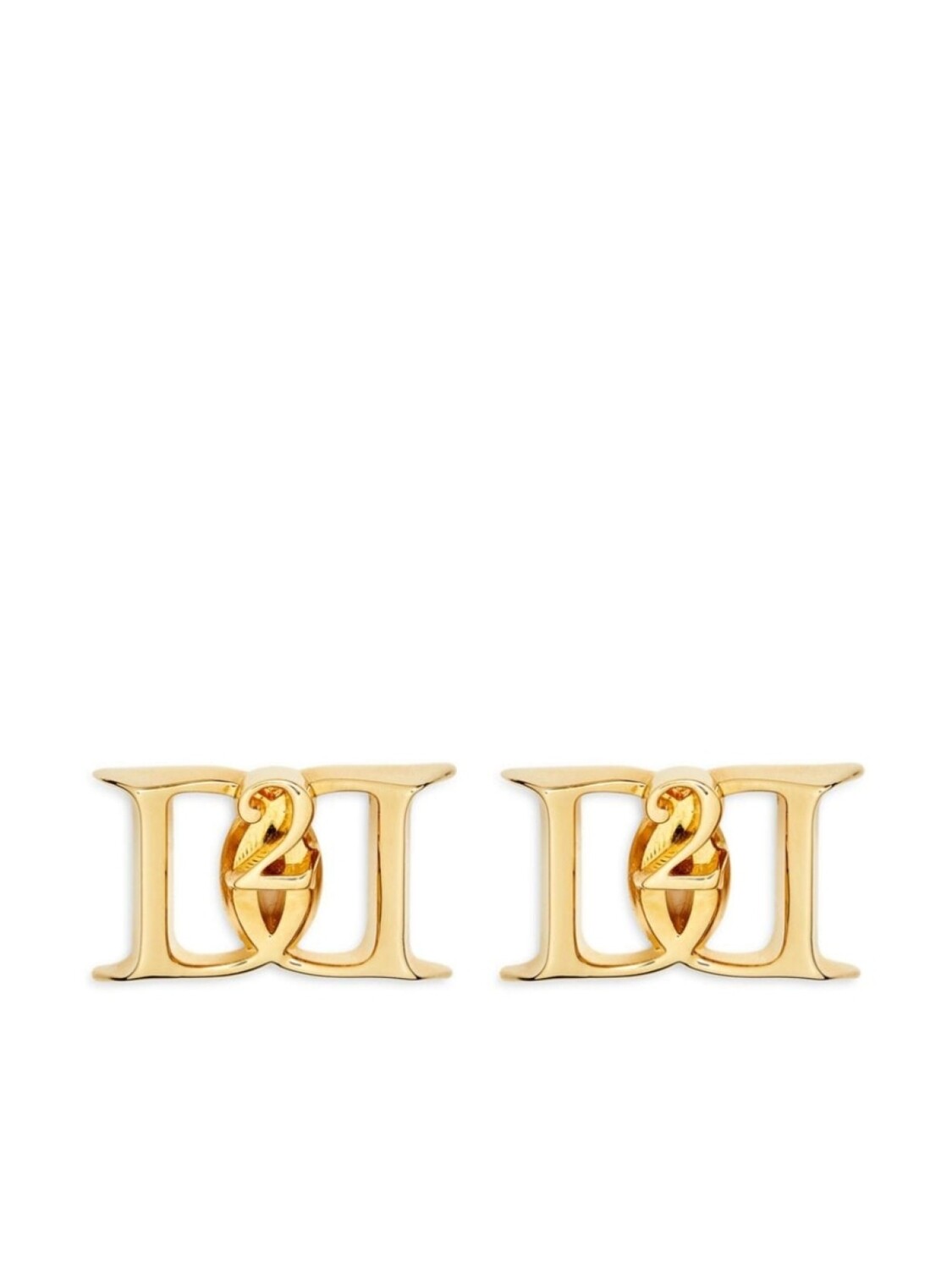 

Серьги-гвоздики с логотипом Dsquared2, золотой