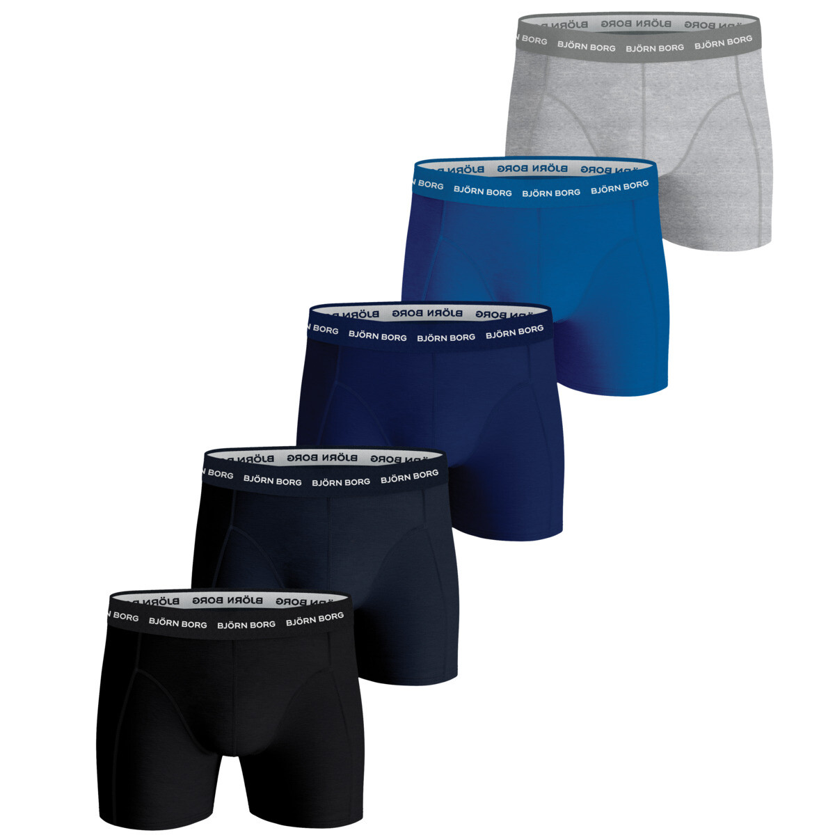 

Боксеры Björn Borg Boxershorts Solid Essential 5 шт, разноцветный