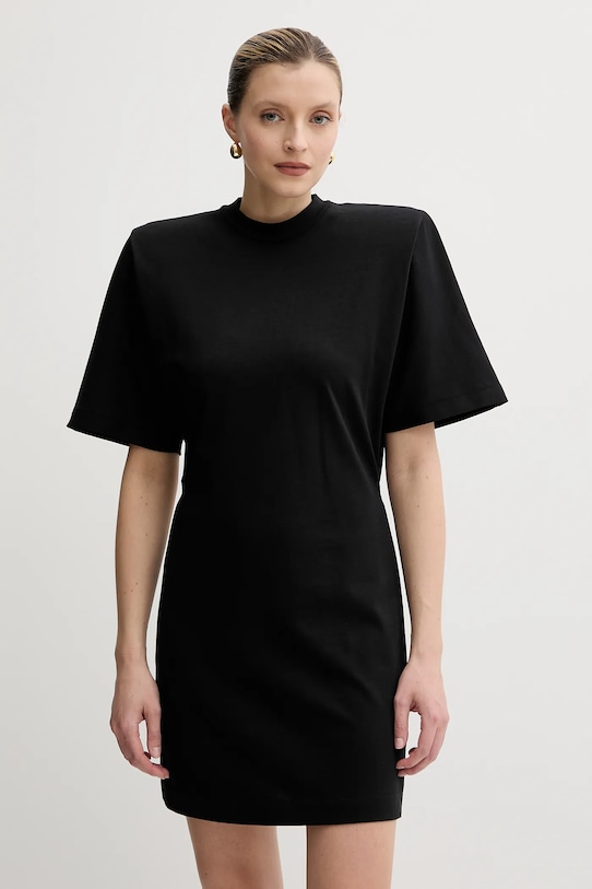 

Хлопковое платье Pinko, черный