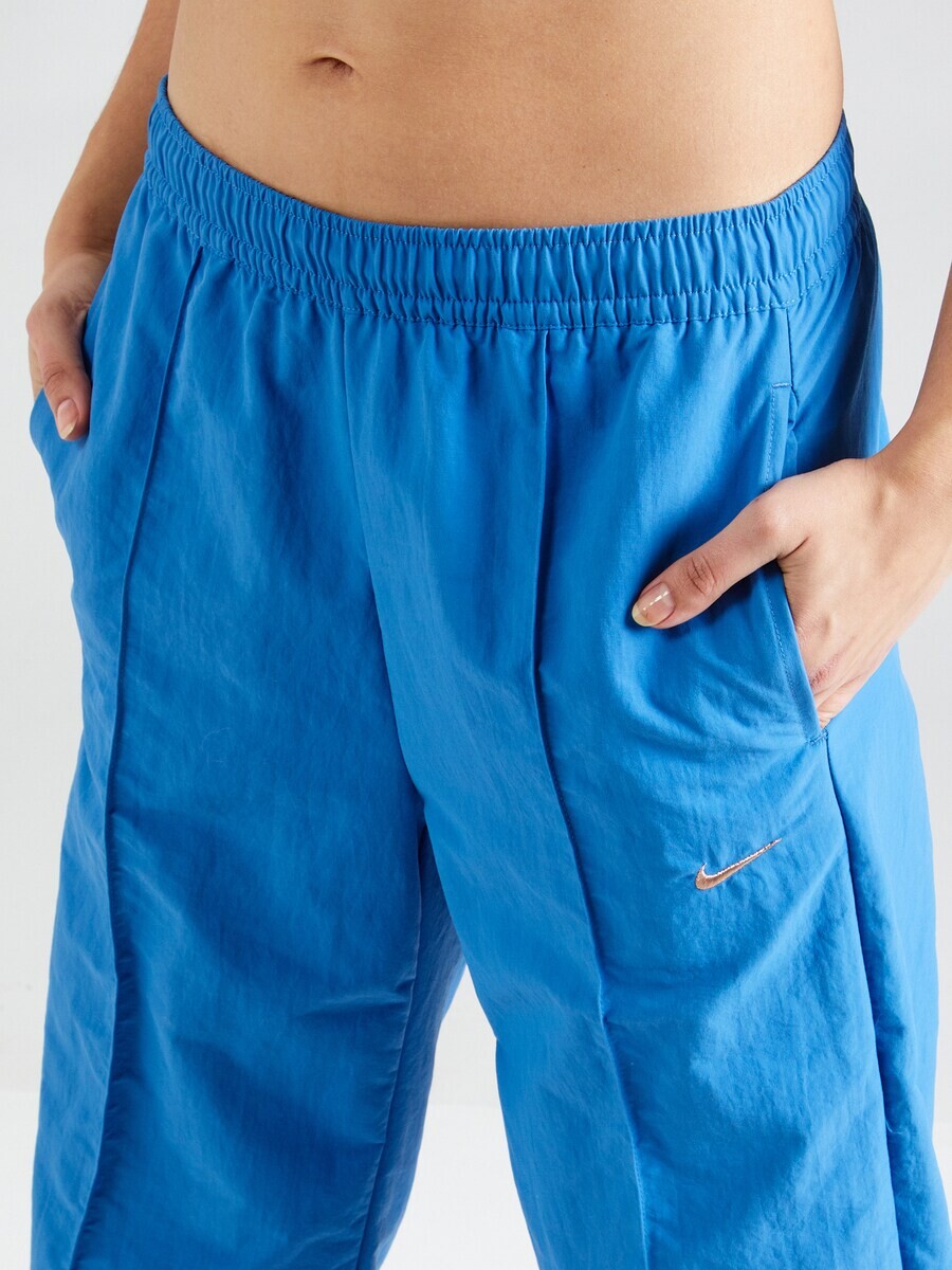 Широкие брюки Nike Sportswear Wide leg Pleated Pants, небесно-синий — фото 3