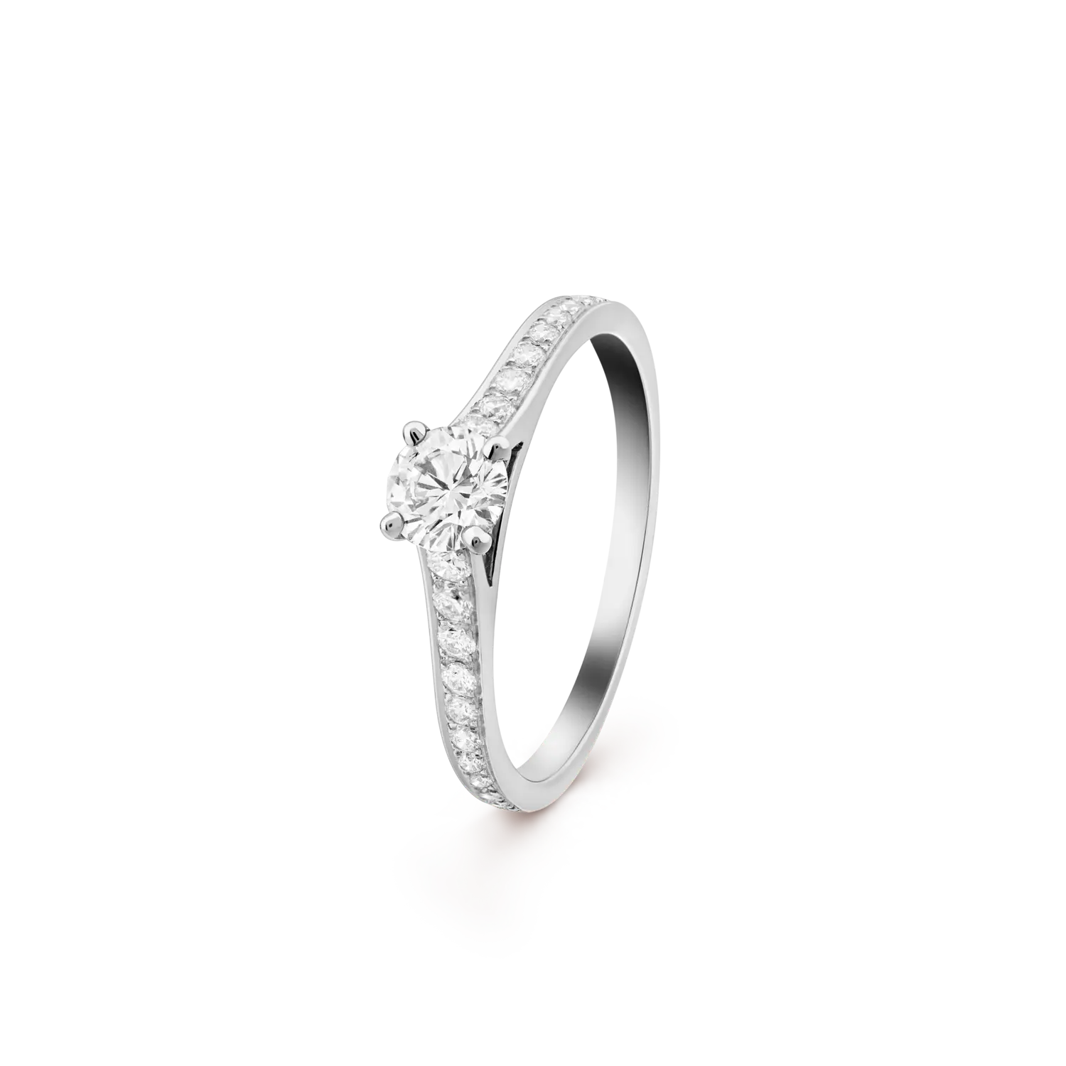 

Кольцо Van Cleef & Arpels Romance 0.30 ct EVVS2, платина, бриллиант
