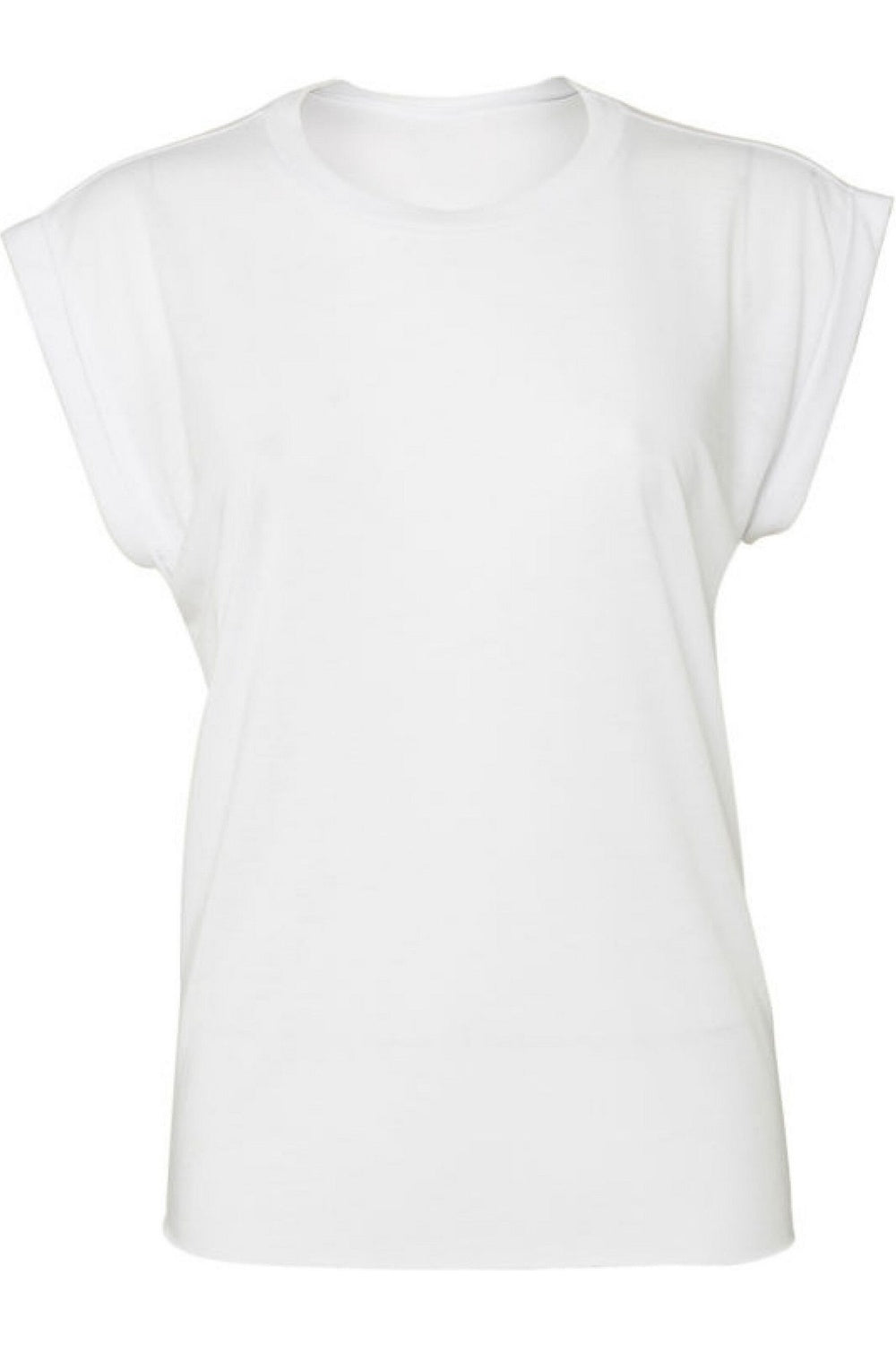 

Женская/женская футболка Bella + Canvas Flowy Muscle Bella + Canvas, белый