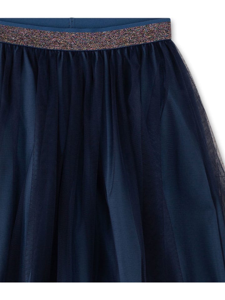 Sanetta Kidswear Юбка из тюля темно-синего цвета — фото 3