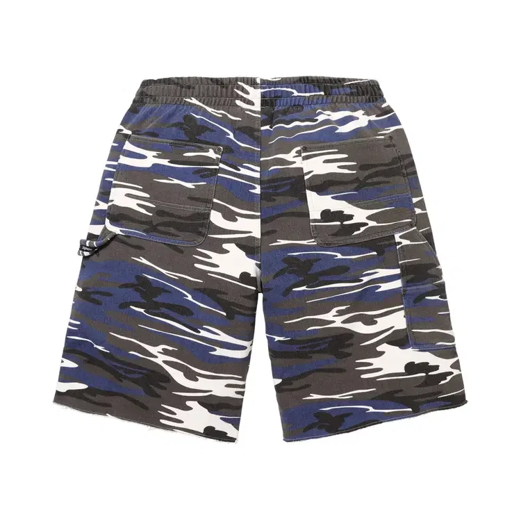 Спортивные шорты Supreme Double Knee Painter Sweatshort, синий — фото 2