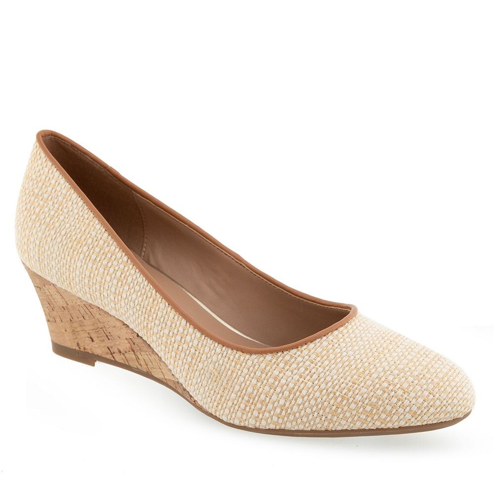 Женские туфли на танкетке Aerosoles Iris, цвет Natural Raffia