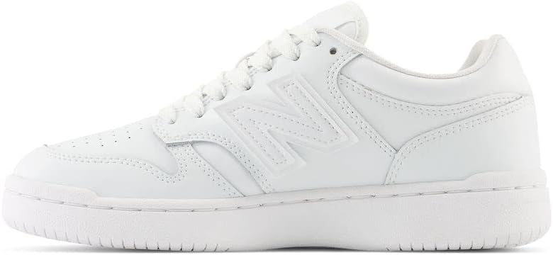 Детские кроссовки New Balance 480 V1 на шнуровке (унисекс), белый — фото 2