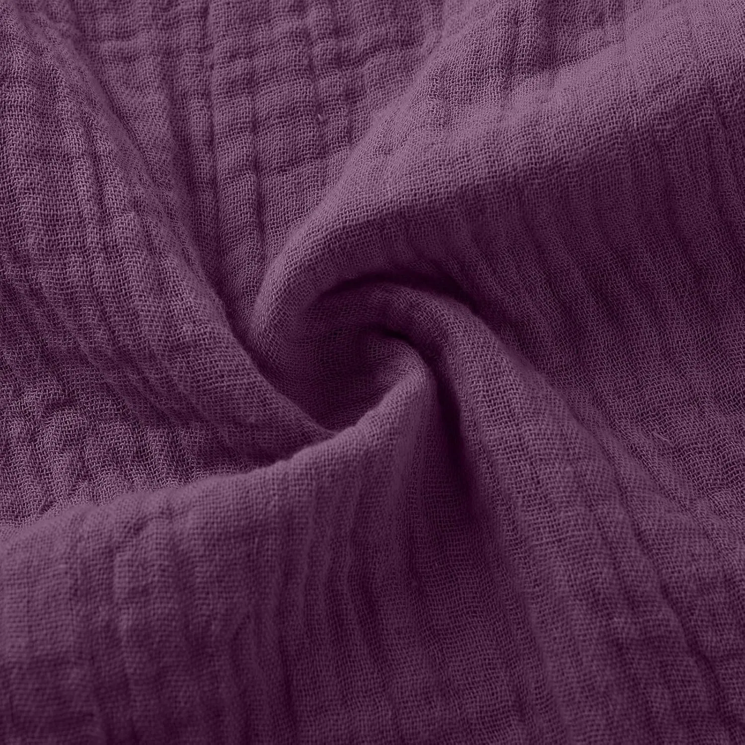 Шорты женские широкие с высокой талией, на завязке, с карманами, Purple — фото 4