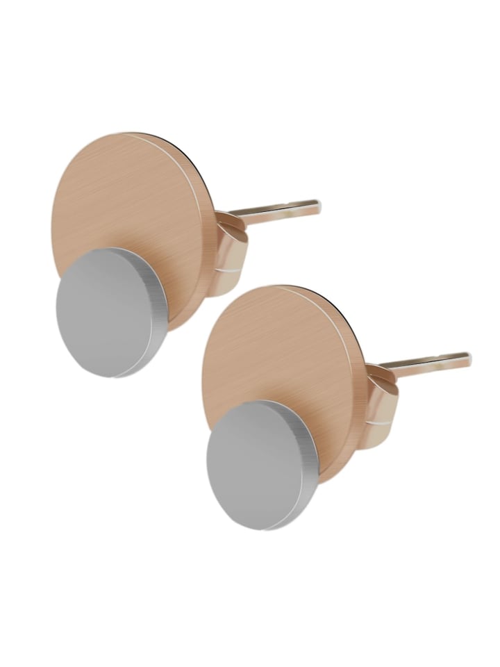 

Adeliás Женские серьги - Серьги-гвоздики из нержавеющей стали серебристого цвета