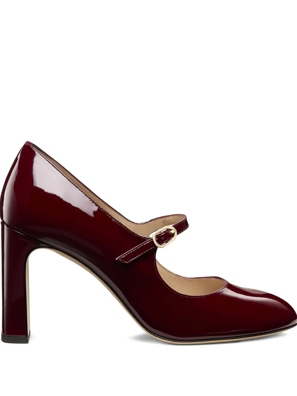 Туфли Мэри Джейн Babette на каблуке 85 мм Stuart Weitzman, красный