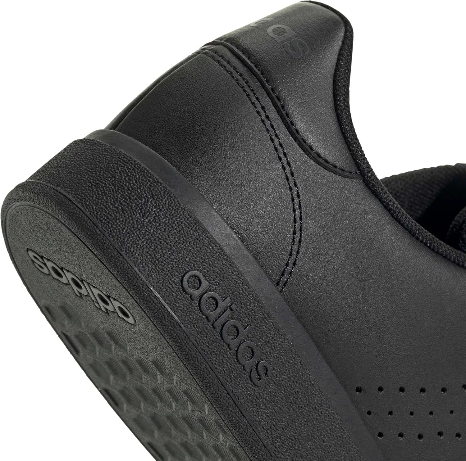 Кроссовки Adidas Unisex Advantage Base 2.0, Core Black Core Black Grey Six — фото 4
