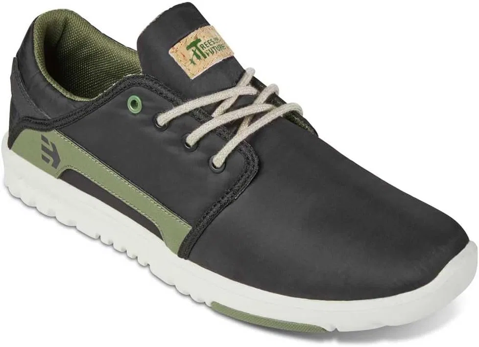 Мужские скейтбордистские кроссовки Etnies Scout X TFTF, Black Olive — фото 4