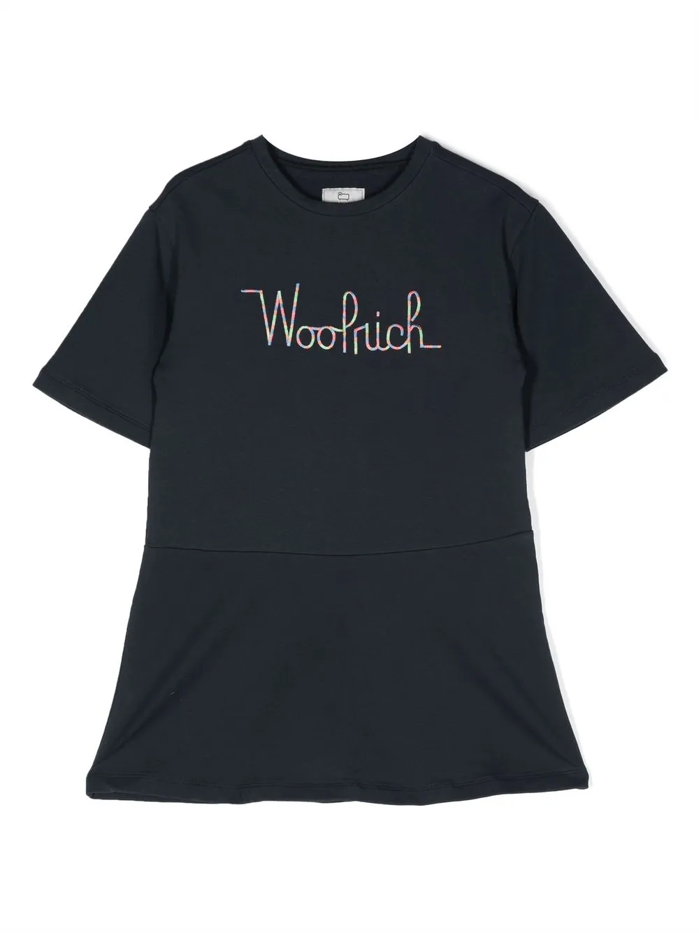 

Футболка с вышитым логотипом Woolrich Kids, синий