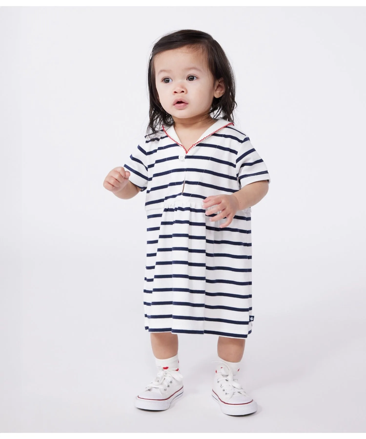 Детское платье PETIT BATEAU с коротким рукавом