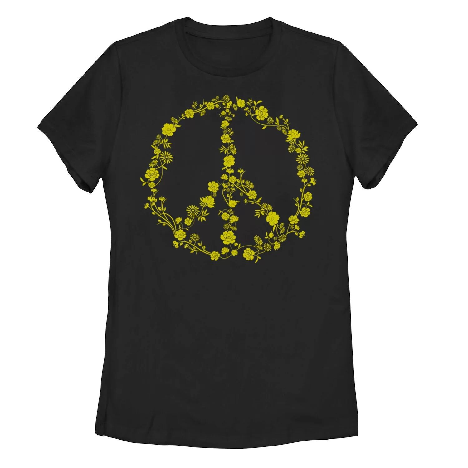 

Детская футболка с цветочным принтом Peace
