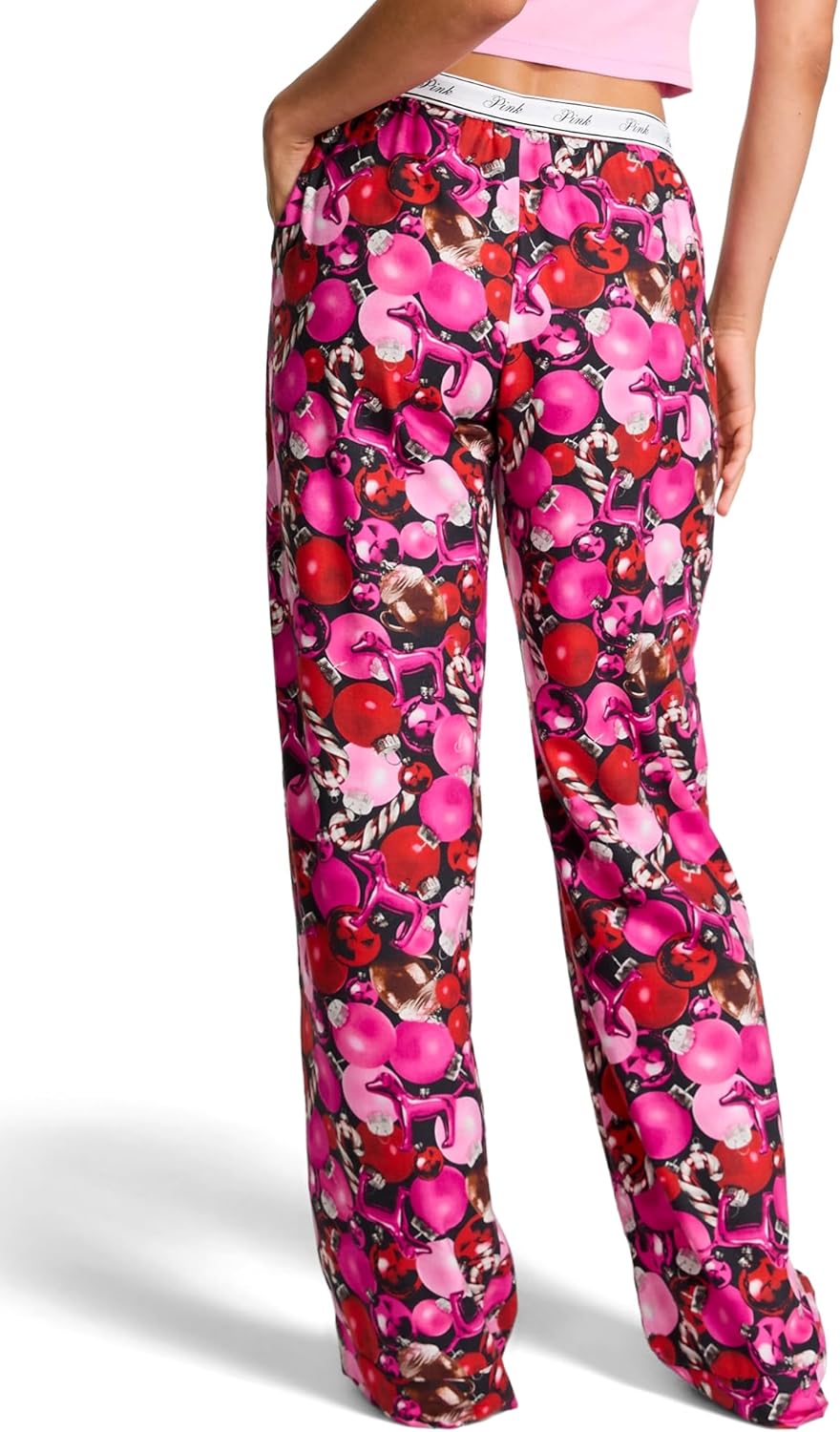 

Victoria's Secret PINK пижамные штаны из фланели, женская одежда для сна, Ornaments