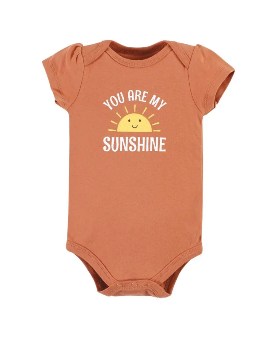 Комплект из 3 хлопковых боди Hudson Baby, Sunshine Rainbows — фото 4