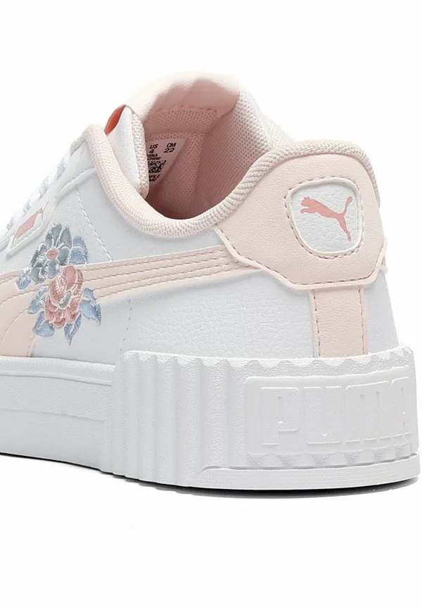 Кроссовки carina 3.0 с цветочным принтом Puma, White Jasmine Flower Seafoam — фото 4