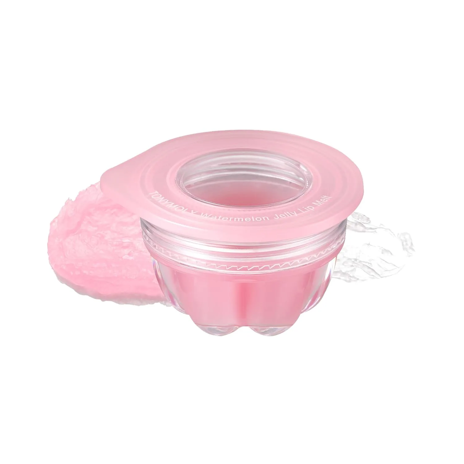 TONYMOLY Jelly Lip Melt, корейский блеск для губ, увлажняющий, питательный бальзам для губ со вкусом арбуза, 0,31 унции., Watermelon