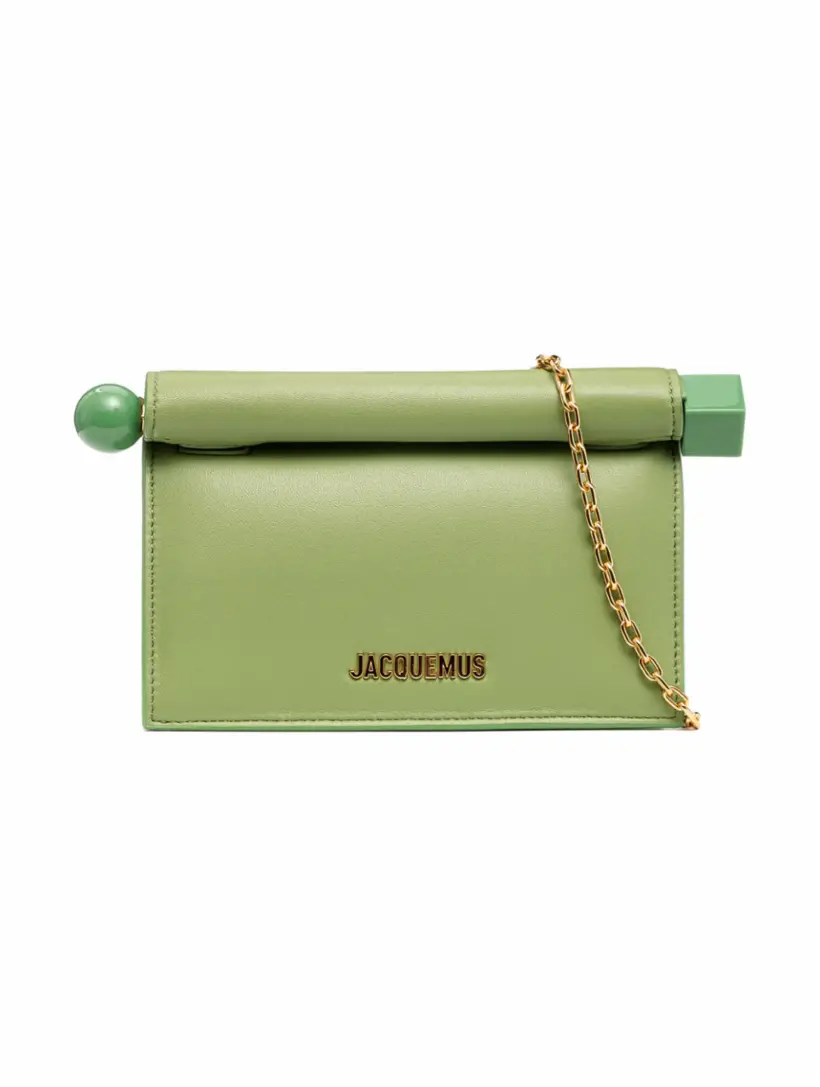 

Клатч La Pochette rond carré Jacquemus, зелёный