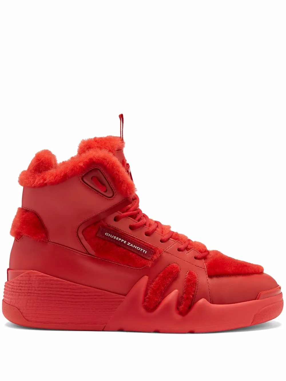 

Высокие кроссовки Talon Winter Giuseppe Zanotti, красный