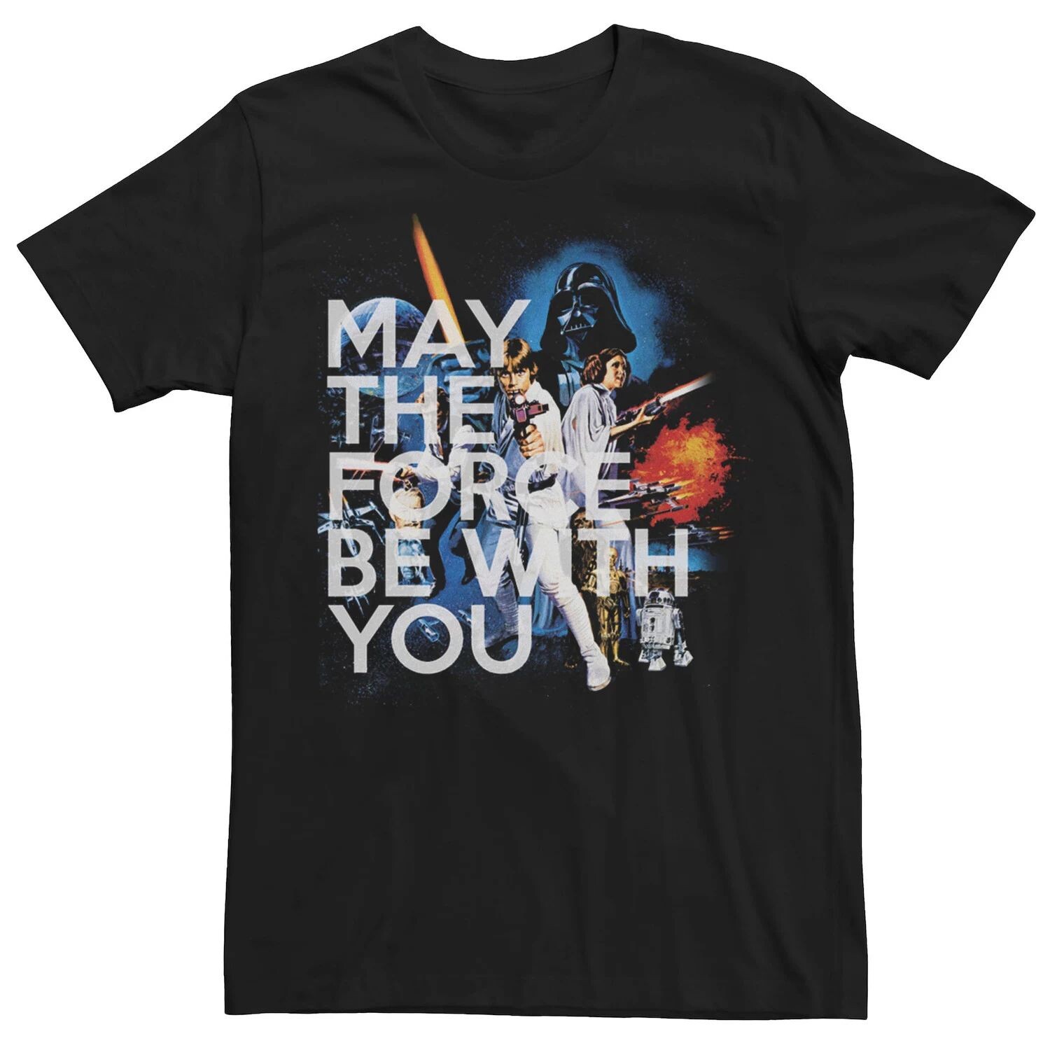 

Мужская футболка May The Force Be With You Star Wars