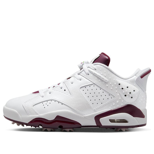 

Кроссовки 6 retro golf 'bordeaux' Air Jordan, белый