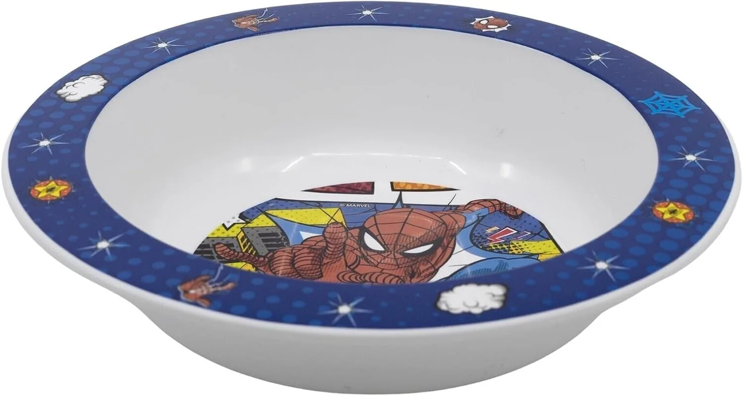 Набор посуды Spiderman для детей: тарелка, миска и кружка WS-Trend — фото 4