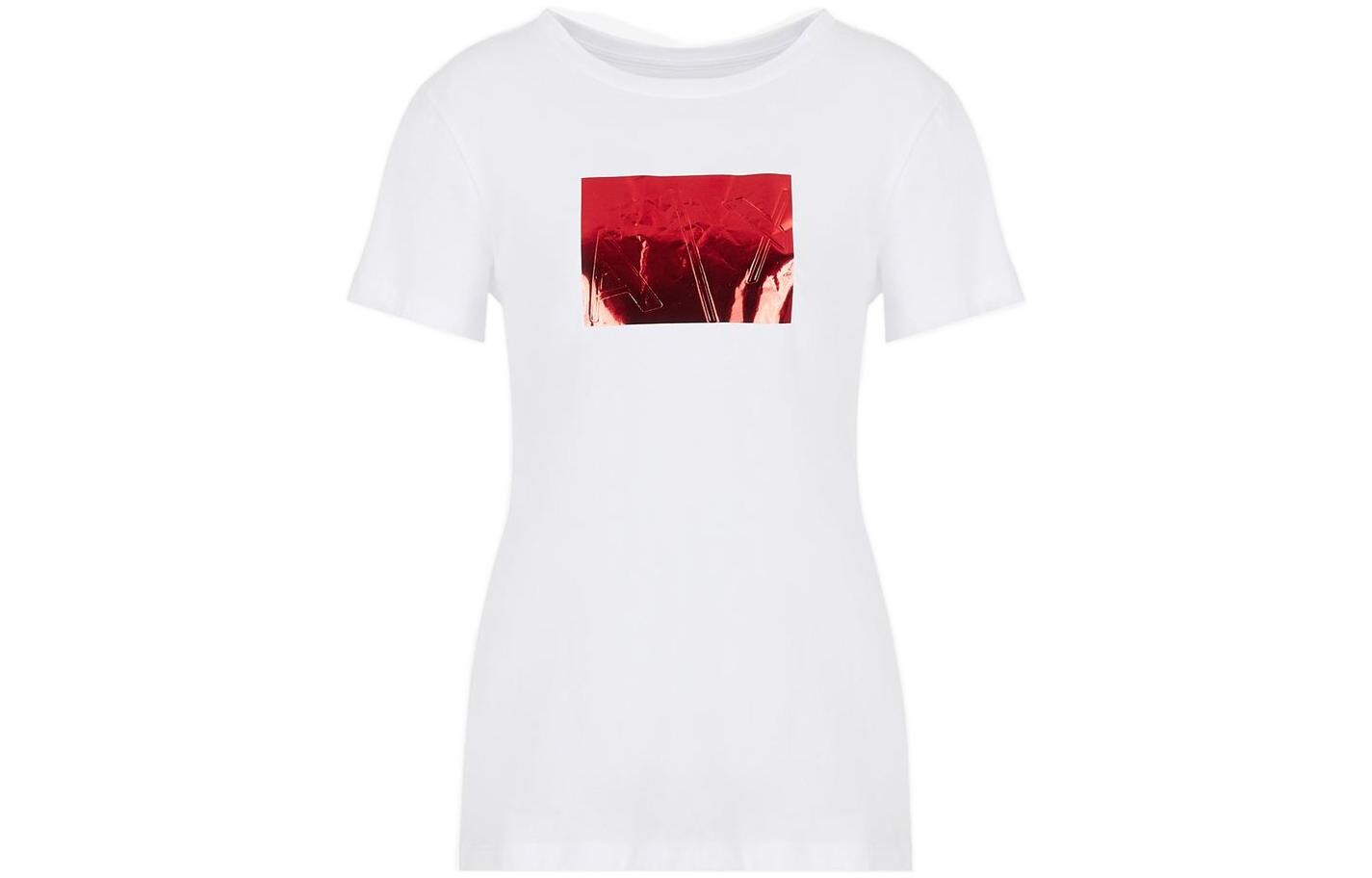 

Футболка женская белая Armani Exchange
