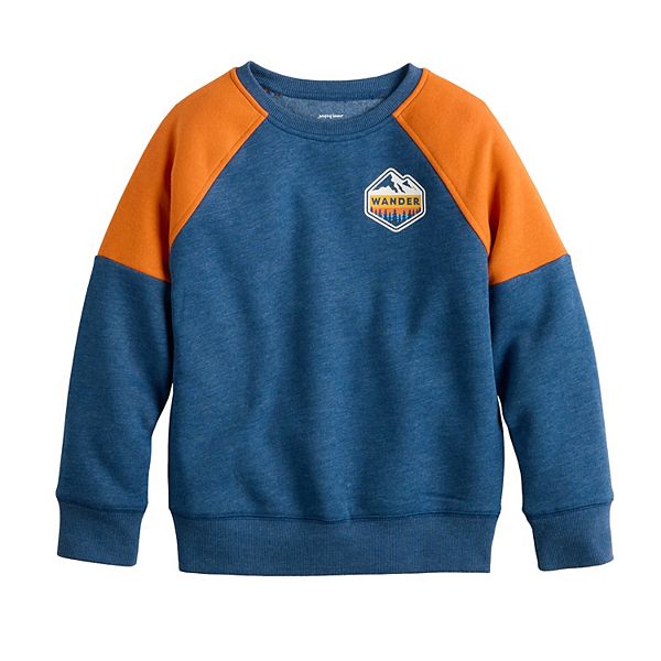 

Флисовая толстовка с цветными блоками для мальчиков 4-12 лет Jumping Beans, Blue Wander