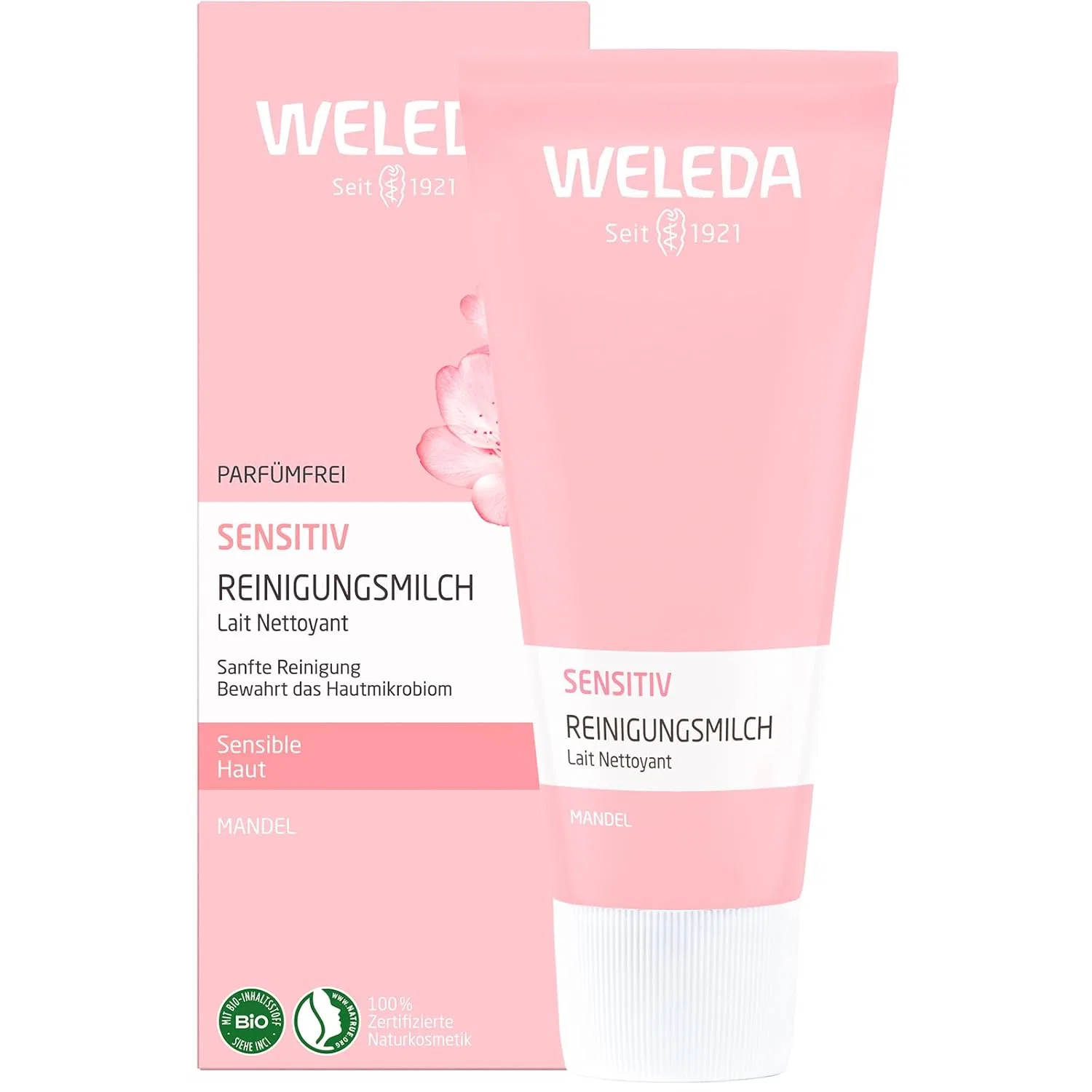 Молочко для умывания Weleda — Органическое миндальное очищающее молочко от