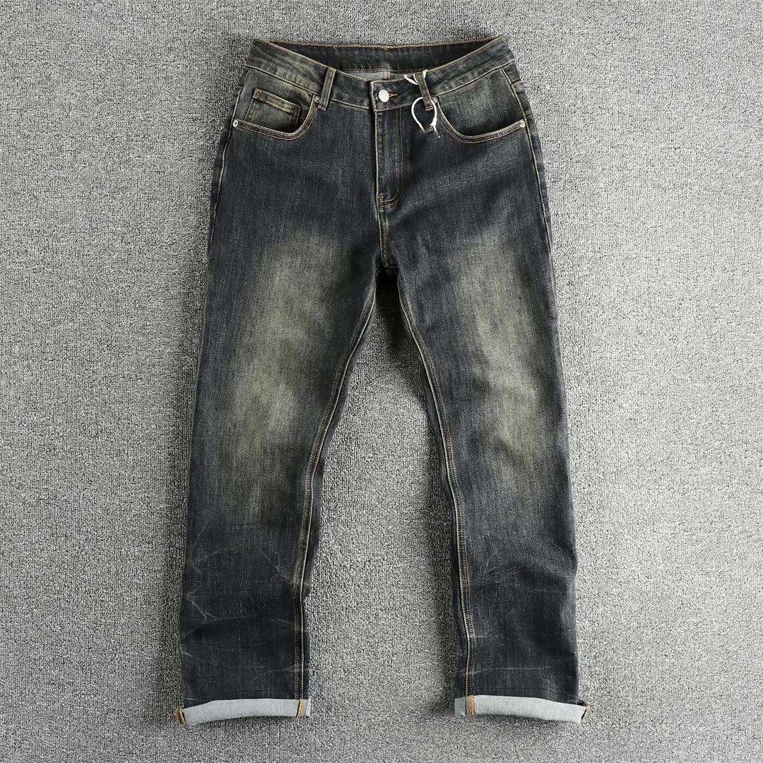 Джинсы прямые, серо-голубые, Men Comfortable, Gray9 Blue — фото 2