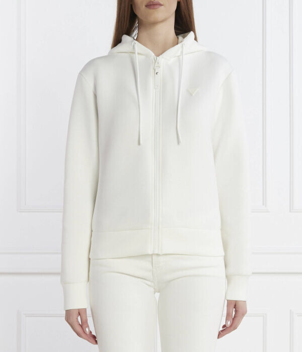 

Толстовка с капюшоном Guess Active Allie на молнии, белый